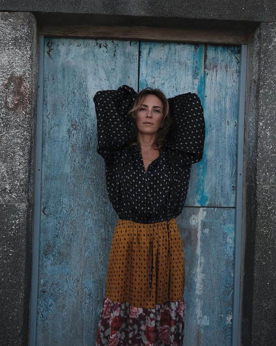 ロートルショーズさんのインスタグラム写真 - (ロートルショーズInstagram)「Beautiful Alessia Bossi ( @theuniqueorn ) wears #LautreChose #FW20 dress in printed silk.」9月30日 15時37分 - lautrechose