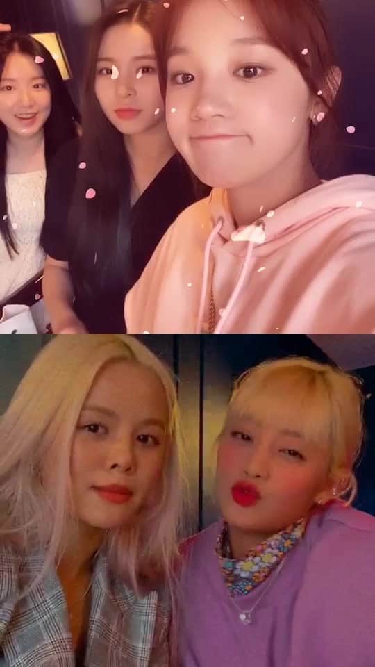 エルキーのインスタグラム：「ㅋㅋㅋㅋㅋㅋnice date with ma girls~~~ @sssorn_chonnasorn @cube_clc_official @official_g_i_dle」