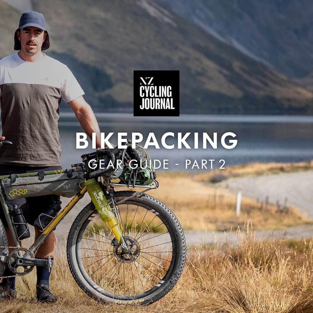 のインスタグラム：「Part 2 of our three-part series on bikepacking is now live (link in bio) - the team @nzcyclingjournal discuss everything about the kit & apparel you need for self-supported multi-day adventures on the trail. . . Got questions about bikepacking? Let us know below ⬇ and we’ll make sure to do a little Q&A with NZ Cycling Journal when the final instalment drops. . . #bikepacking #outsideisbetter  #instacycling #lifebehindbars #worldbycycling」