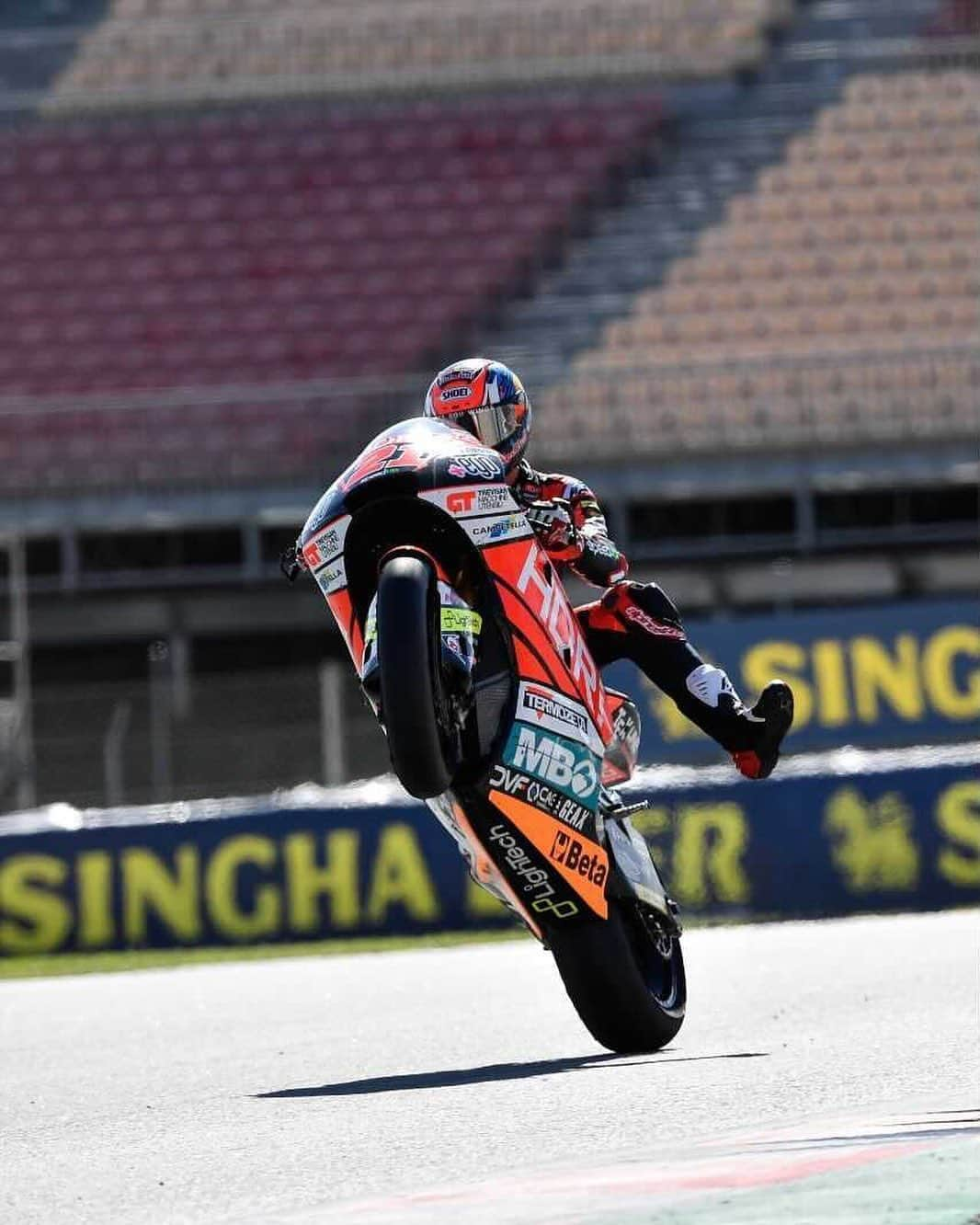 MotoGPさんのインスタグラム写真 - (MotoGPInstagram)「Happy #WheelieWednesday from the #CatalanGP podium finisher🥉 @fabiodiggia21 😎 #MotoGP 🏁  #FD21 #Wheelie #Motorcycle #Racing #Motorsport」9月30日 16時02分 - motogp