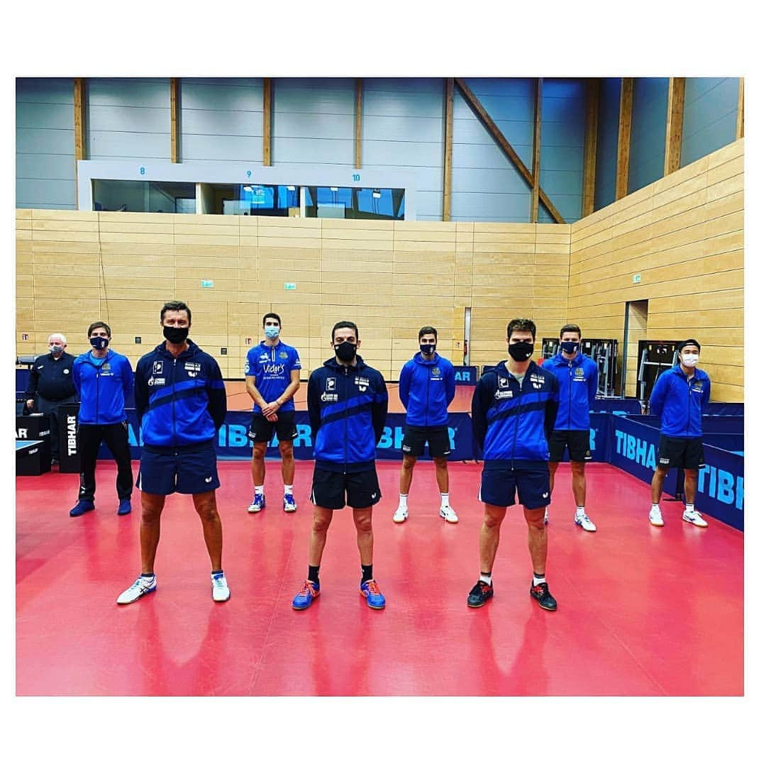 マルコス・フレイタスのインスタグラム：「Yesterday evening we had a friendly match between the german champions @fcs_tischtennis and the Champions league winner 2018/19 @fakelgazprom. Was great to get back at the table  and we finished with a victory by 3-1. Thanks to the team of Saarbrücken for the organization of this event.   Here are the final results :  Shang Kun 0-3 Marcos Freitas T. Polanski 1-3 D. Ovtcharov P. Franziska 3-2 V. Samsonov  D. Jorgic 0-3 Marcos Freitas」