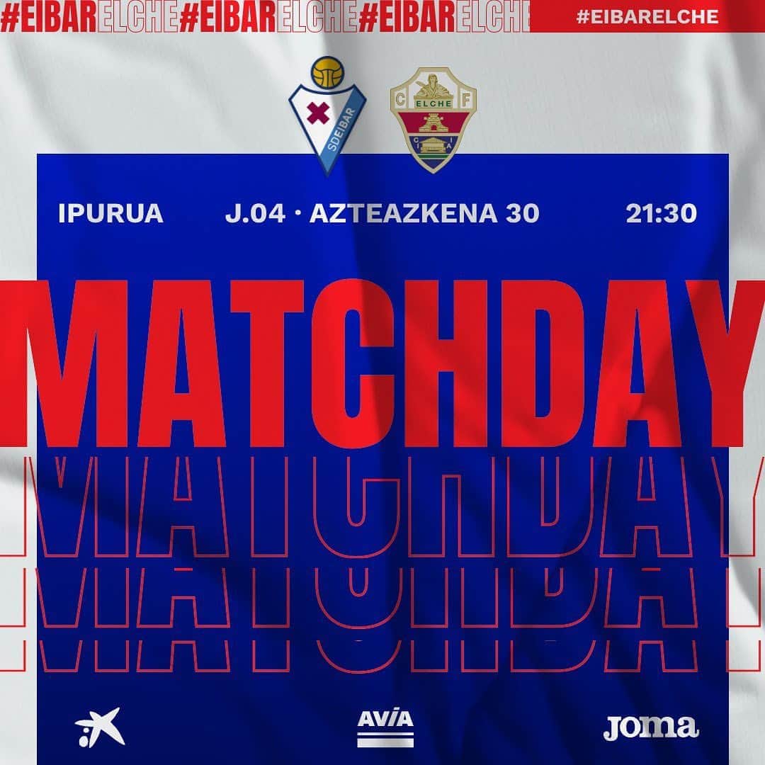 SDエイバルさんのインスタグラム写真 - (SDエイバルInstagram)「Partidu eguna ⚔️ Día de partido ⚔️ Match day #EibarElche」9月30日 16時58分 - sdeibar