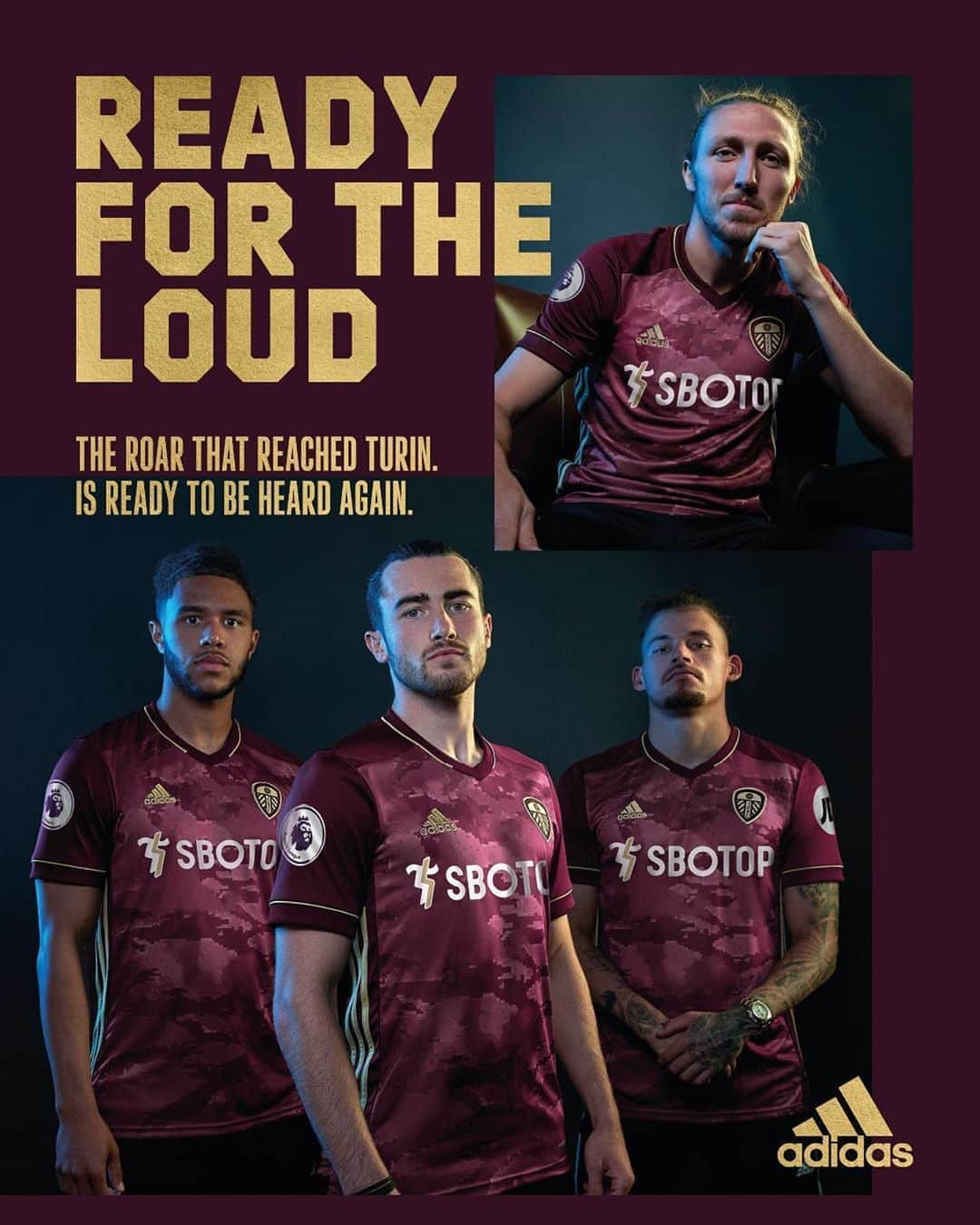 タイラー・ロバーツのインスタグラム：「Its Maroon NOT Red👀😉  New #lufc x @adidasfootball 3rd kit. On sale tomorrow from 8am online only #ReadyForSport」