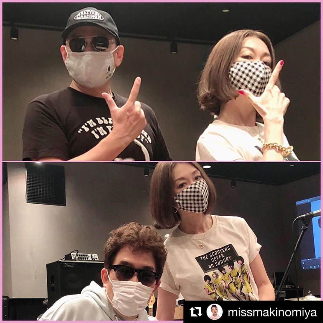 クレイジーケンバンド【公式】さんのインスタグラム写真 - (クレイジーケンバンド【公式】Instagram)「いよいよ今夜21時よりOA！  #Repost @missmakinomiya with @get_repost ・・・ 東京は夜の六時♪﻿ ﻿ マスクと手洗いとサングラス🕶&素敵な音楽🎵﻿ これが私たちのニューノーマル♡﻿ 今夜21時〜マーチンさんと剣さんとの還暦ライブOA！﻿ 2時間たっぷり楽しんでね！﻿ ﻿ 📆本日(9/30) 21:00〜23:00﻿ 📺フジテレビNEXT﻿ ✨豪華完全版『野宮真貴、還暦に歌う。』ライブOA!﻿ https://otn.fujitv.co.jp/b_hp/920200033.html﻿ ﻿ #東京は夜の七時 #フジテレビnext #還暦ライブ #野宮真貴還暦に歌う #赤い口紅の女 と黒いサングラスの男たち #豪華完全版 #鈴木雅之 #横山剣 #クレイジーケンバンド #野宮真貴 #missmakinomiya ﻿」9月30日 18時40分 - crazykenband_official