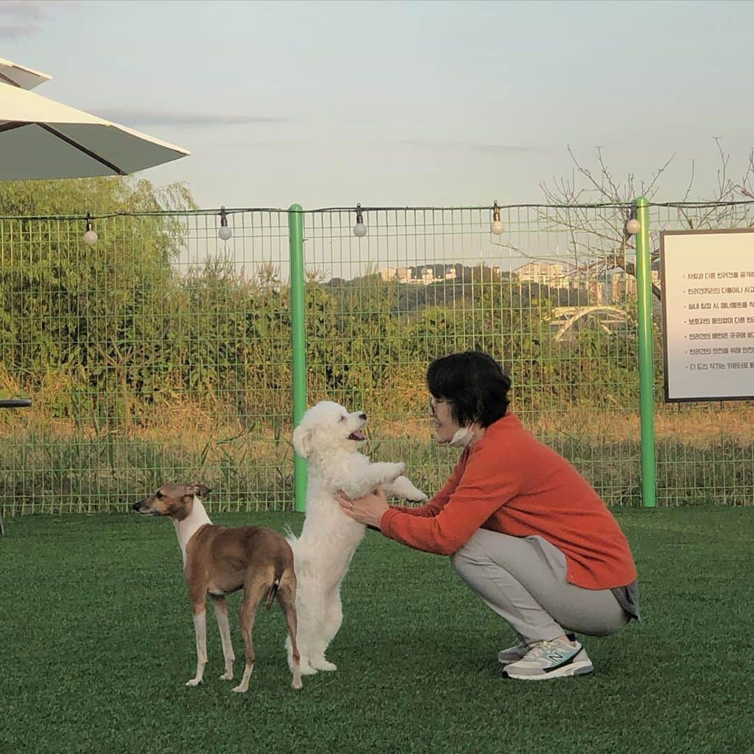 チョ・グォン さんのインスタグラム写真 - (チョ・グォン Instagram)「한국판 마가렛 고 여사님과 데이트❣️ 모두 건강한 한가위 #추석 보내세요 완전소중  -보고싶은 우리 행운이도 함께」9月30日 19時01分 - kwon_jo