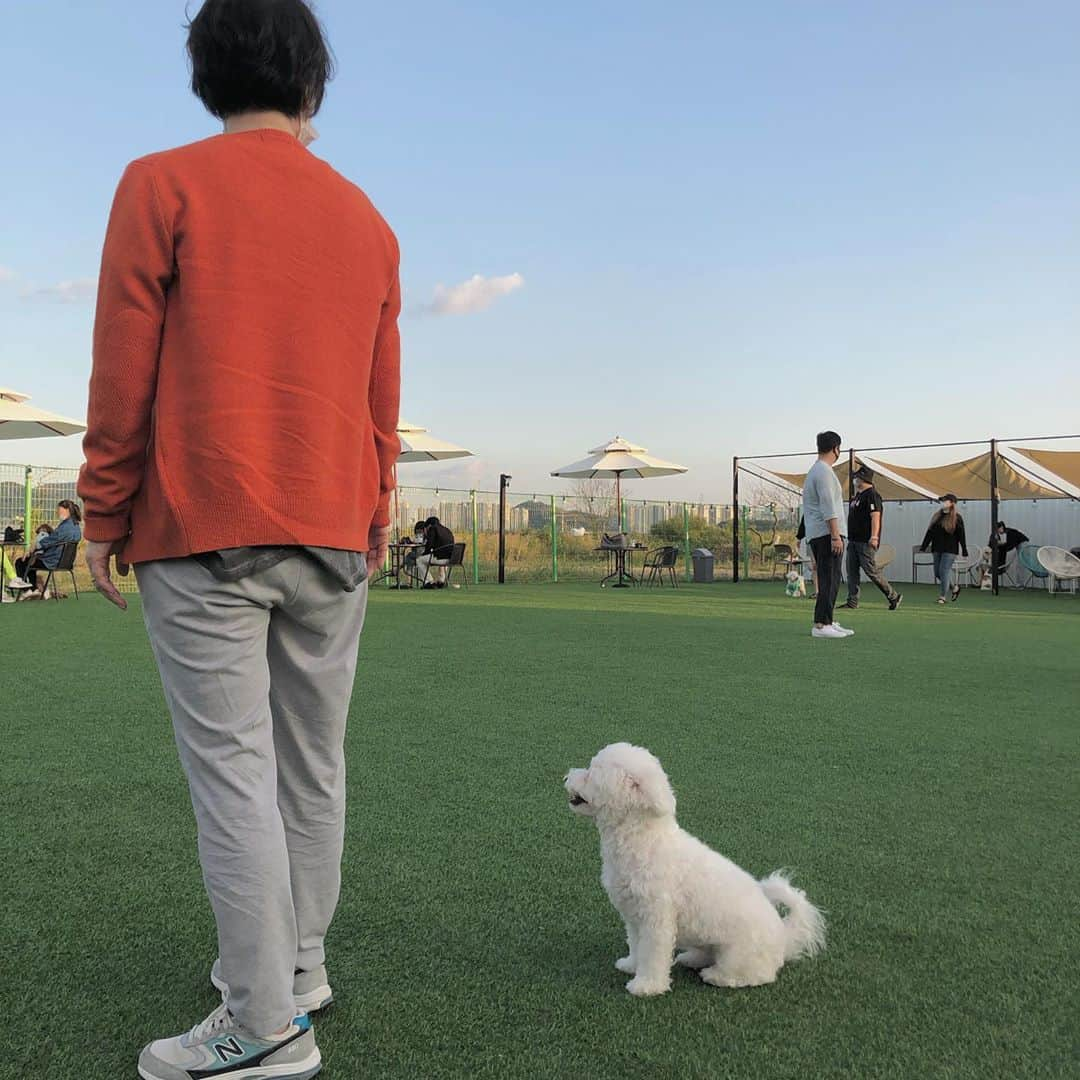 チョ・グォン さんのインスタグラム写真 - (チョ・グォン Instagram)「한국판 마가렛 고 여사님과 데이트❣️ 모두 건강한 한가위 #추석 보내세요 완전소중  -보고싶은 우리 행운이도 함께」9月30日 19時01分 - kwon_jo