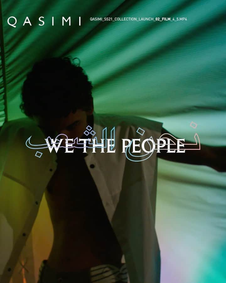 のインスタグラム：「WE THE PEOPLE, a film presenting the QASIMI SS21 Collection. Discover the looks online. Link in our bio.  #ss21 #qasimiss21 #wethepeople #menswear #womenswear #mensfashion #womensfashion」