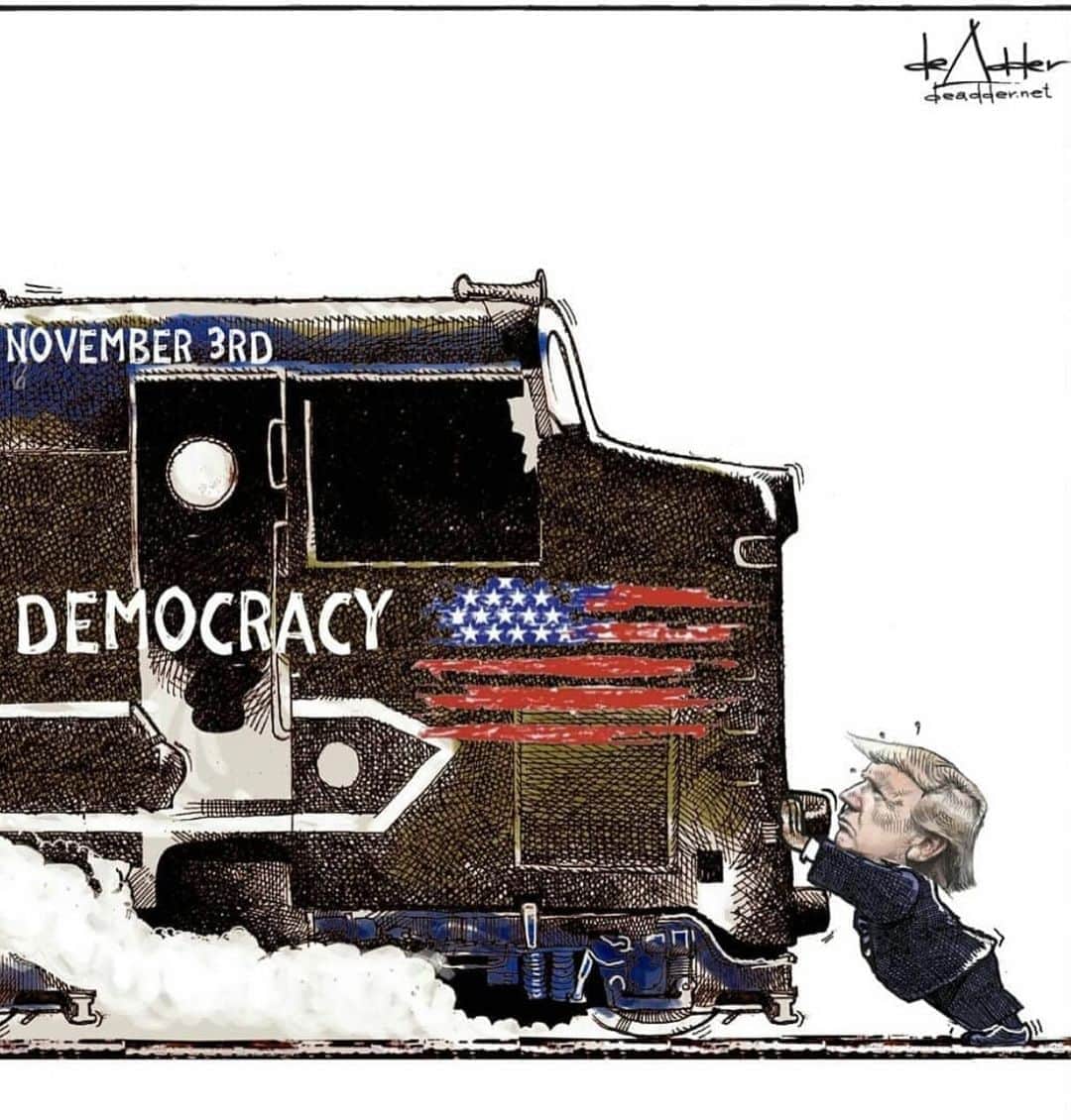 レイ・アレンのインスタグラム：「If your birthday is any day in October let’s celebrate all of them on October 1st and then skip right to November. After November we can then throw a really big party when you know who is gone! 👆🏾The train is coming! @courtneyclift #vote #democracydiesindarkness #democracyisnotaspectatorsport #getinvolved」