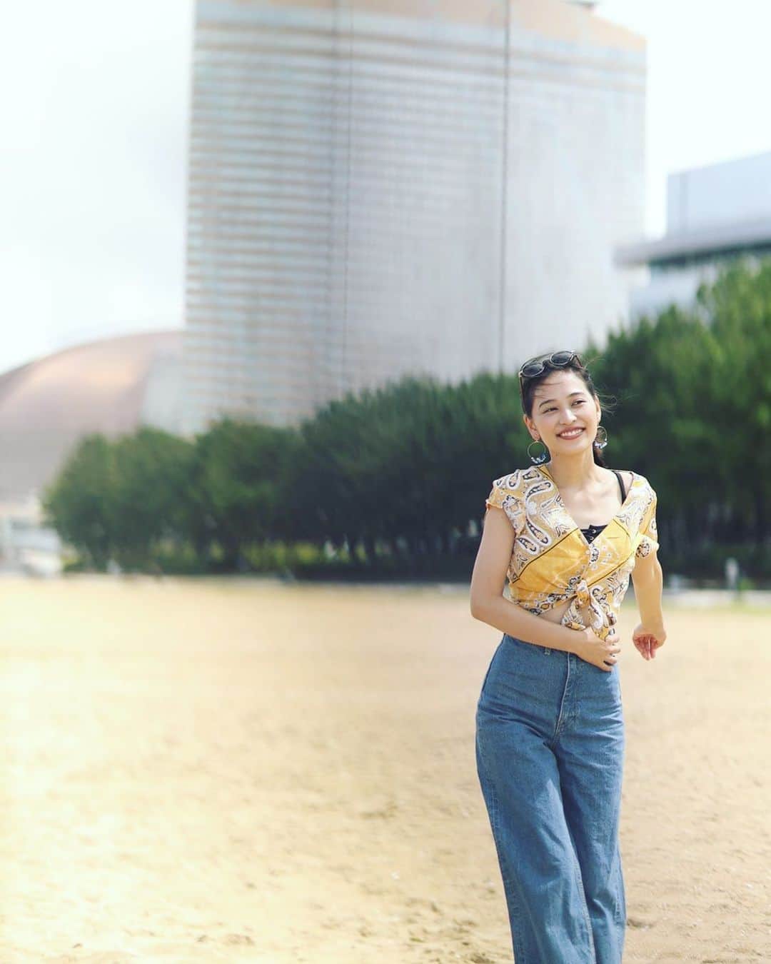 前田友香のインスタグラム：「﻿ 📷✨September photo📷✨﻿ ﻿ ﻿ #撮影﻿ #撮影会﻿ #camera﻿ ﻿ ﻿ ﻿ ﻿ ﻿ 9月きょうでおわり。﻿ ﻿ ﻿ 夏らしい格好で﻿ 撮影会したり﻿ 仕事したり﻿ 会いたかった人たちと﻿ たのしんだり﻿ 充実！！！﻿ ﻿ ﻿ ﻿ ﻿ あしたから﻿ 10月！！！﻿ ﻿ ﻿ ﻿ ﻿ #model﻿ #海﻿ #福岡﻿ ﻿#写真」