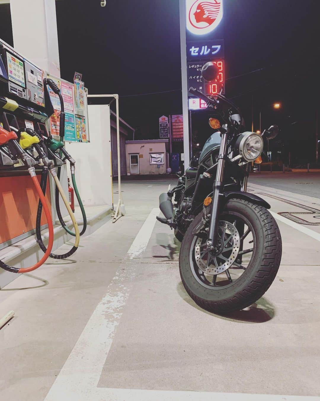 青木優也のインスタグラム：「🏍⛽️👍  #レブル250」