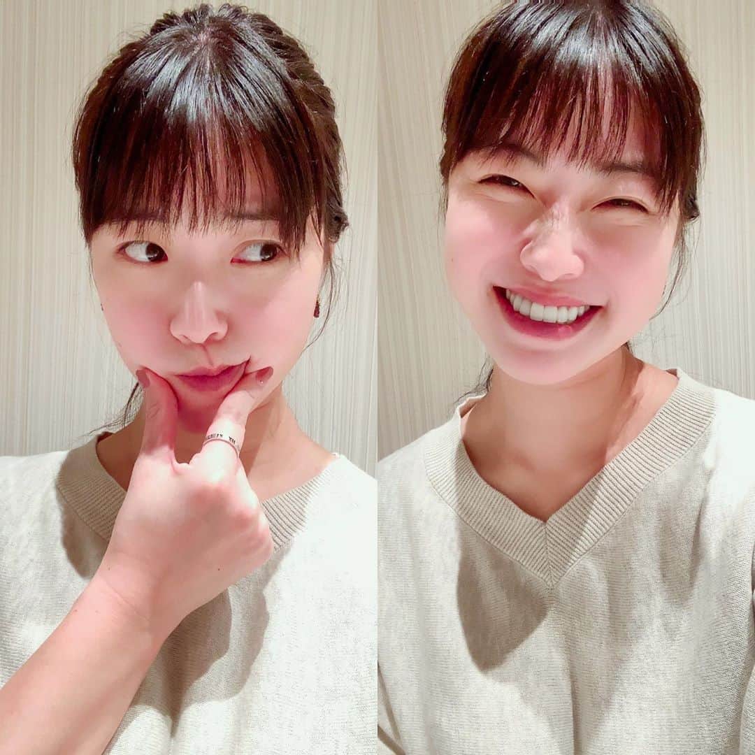 のインスタグラム：「沢山人がいるこの世界で折角出会えたならば、ちゃんと向き合って作用し合って影響し合いたいよ☺️ 友達でも、お仕事仲間でも、応援して下さる皆様とも☺︎ お肉美味しかった🥩💕 今日もハッピーに酔っ払い🥴」