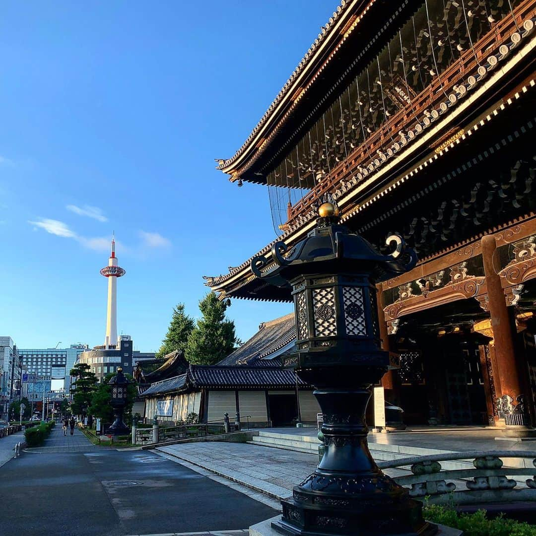 池内万作さんのインスタグラム写真 - (池内万作Instagram)「朝の旅ラン終了！ 京都駅近辺から木屋町辺りまで行って戻ってきました〜。 信号と名所だらけだから、ついつい立ち止まっては写真を。 これを「ラン」と呼んでいいかは議論が別れるところかもしれないw そーいや10月ですね〜。 早い早い。 皆さま、素敵な秋の1日をお過ごし下さい(｀_´)ゞ #ランでした #stopデ部 #旅ラン」10月1日 8時06分 - mandeshita