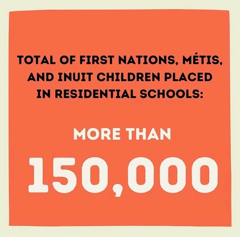 ケイティー・フィンドレーさんのインスタグラム写真 - (ケイティー・フィンドレーInstagram)「CW: residential schools, Indigenous trauma, foster system ⠀ Thanks @orangeshirtdayac for these stats. ⠀ This system was murderous garbage, and the damage it caused extends into framework still in place today. Residential schools stole culture, joy, freedom and safety from generations of Indigenous lives across Canada. In many cases, they stole the lives themselves. It’s so important to listen to the lived experience of Indigenous communities when they speak about this because this shit is still 👏🏼 around 👏🏼people 👏🏼! It shows in up the justice system, the child welfare system, the epidemic of missing and murdered Indigenous women, two spirited and femmes. This trash is hanging out all over the place. #iwearmyorangeshirtfor」10月1日 8時15分 - katicatronica