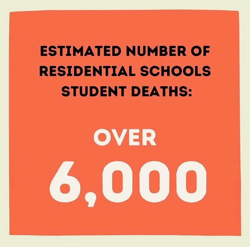 ケイティー・フィンドレーさんのインスタグラム写真 - (ケイティー・フィンドレーInstagram)「CW: residential schools, Indigenous trauma, foster system ⠀ Thanks @orangeshirtdayac for these stats. ⠀ This system was murderous garbage, and the damage it caused extends into framework still in place today. Residential schools stole culture, joy, freedom and safety from generations of Indigenous lives across Canada. In many cases, they stole the lives themselves. It’s so important to listen to the lived experience of Indigenous communities when they speak about this because this shit is still 👏🏼 around 👏🏼people 👏🏼! It shows in up the justice system, the child welfare system, the epidemic of missing and murdered Indigenous women, two spirited and femmes. This trash is hanging out all over the place. #iwearmyorangeshirtfor」10月1日 8時15分 - katicatronica