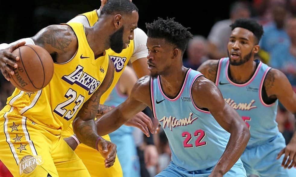 レイ・アレンのインスタグラム：「Heat vs. Lakers @nbafinals game 1 tonight. Who ya’ll got?」
