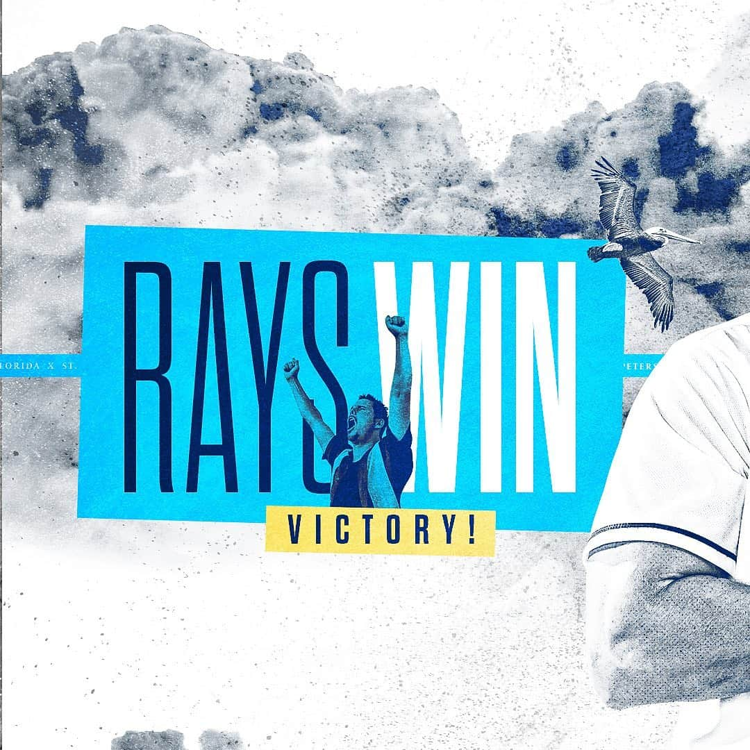 タンパベイ・レイズさんのインスタグラム写真 - (タンパベイ・レイズInstagram)「#RaysWin! Wild Card SWEEP」10月1日 8時20分 - raysbaseball