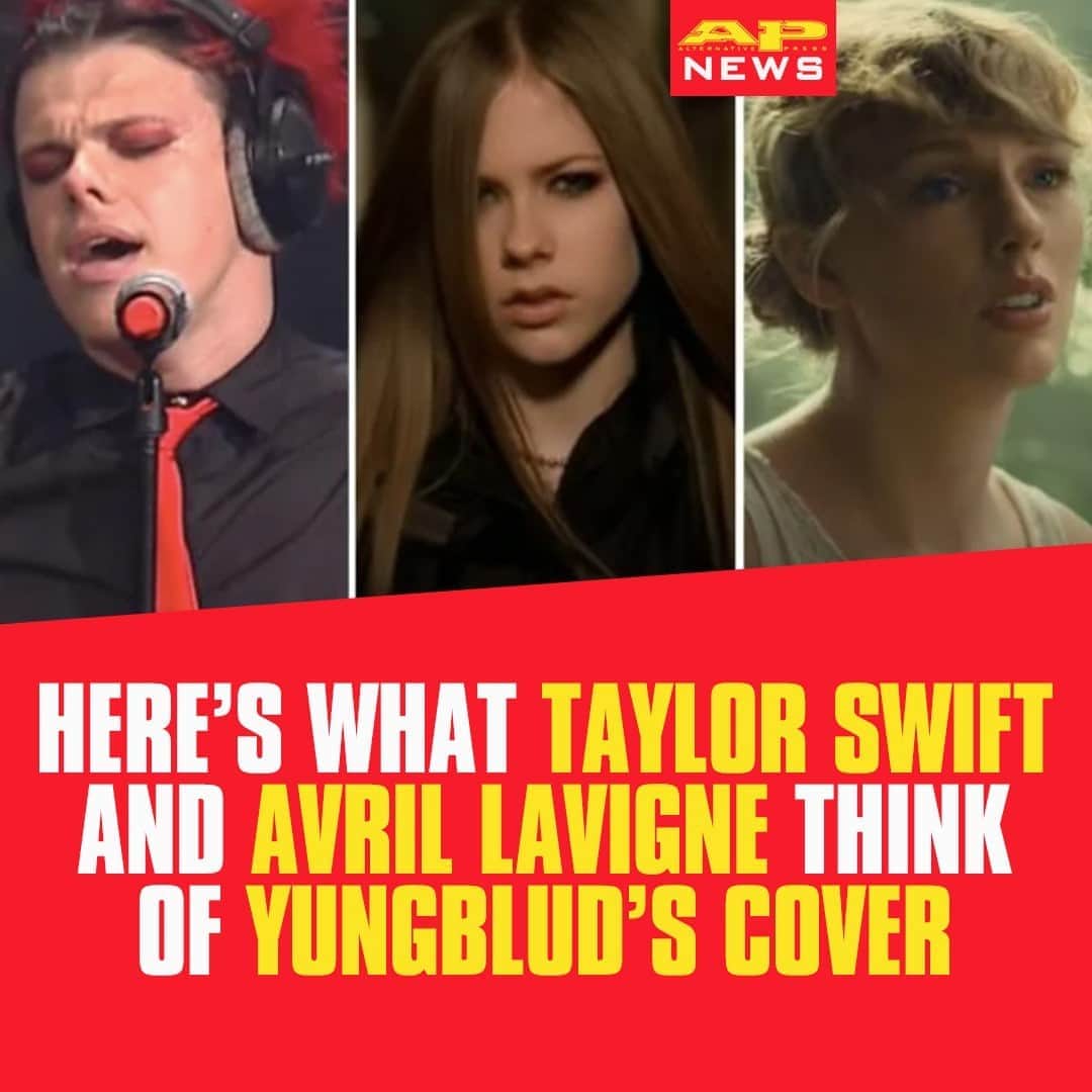 Alternative Pressさんのインスタグラム写真 - (Alternative PressInstagram)「@taylorswift and @AvrilLavigne have a few things to say about @yungblud’s new cover mashup of “Cardigan and “I’m With You”⁠ LINK IN BIO⁠ .⁠ .⁠ .⁠ #YUNGBLUD #YUNGBLUDmashup #taylorswift #avrillavigne #taylorswiftcardigan #avrillavigneimwithyou #altpress #alternativepress」10月1日 8時31分 - altpress