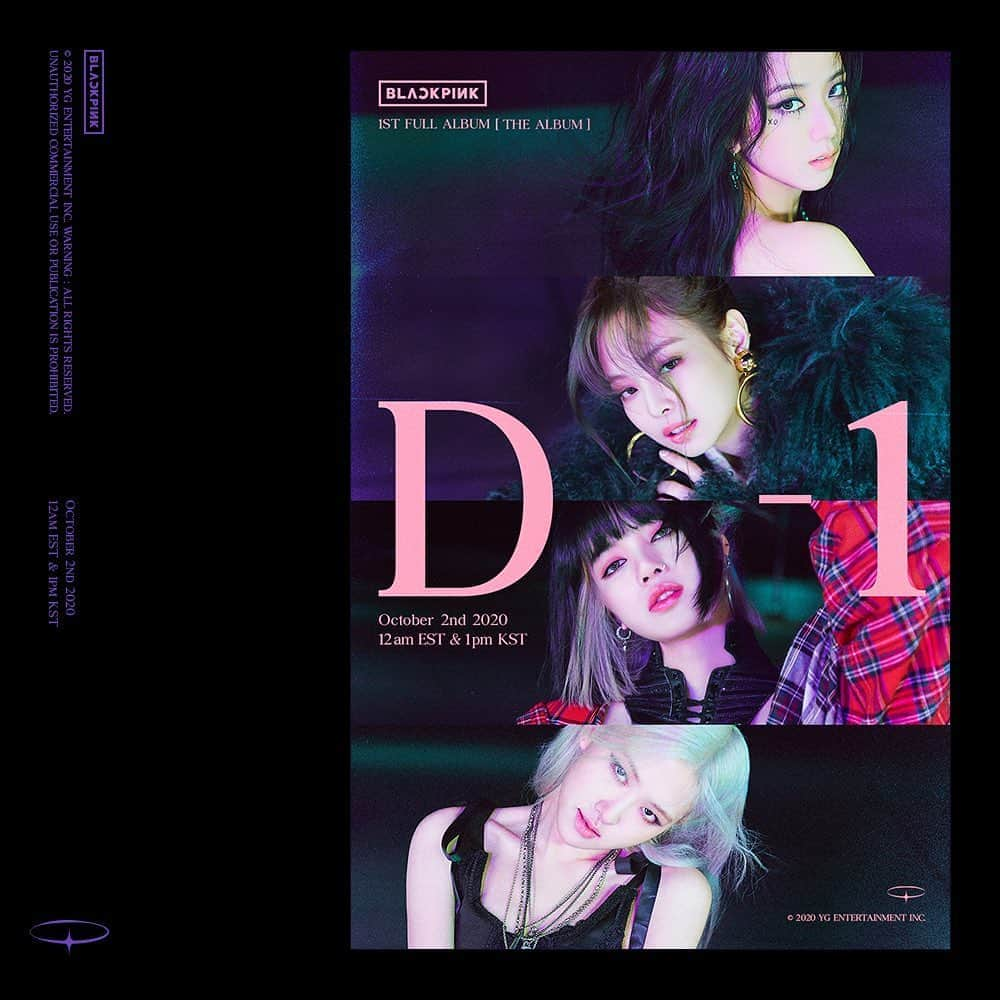 BLACKPINKさんのインスタグラム写真 - (BLACKPINKInstagram)「#BLACKPINK #블랙핑크 #1stFULLALBUM #THEALBUM #D_1 #20201002_12amEST #20201002_1pmKST #Release #YG」10月1日 9時00分 - blackpinkofficial