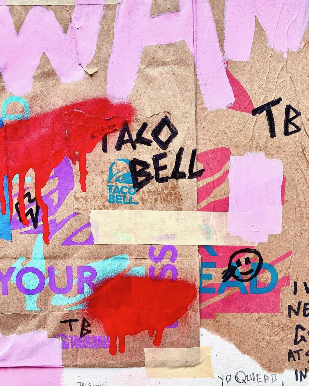 Taco Bellさんのインスタグラム写真 - (Taco BellInstagram)「The feeling is mutual, @childhood.la. #TacoBellArt」10月1日 9時06分 - tacobell