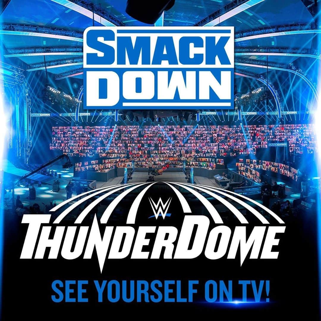 WWEさんのインスタグラム写真 - (WWEInstagram)「Join fans from around the world live on TV! Register now for your virtual seat in the #WWEThunderDome on #SmackDown! Link in bio to register.」10月1日 0時46分 - wwe
