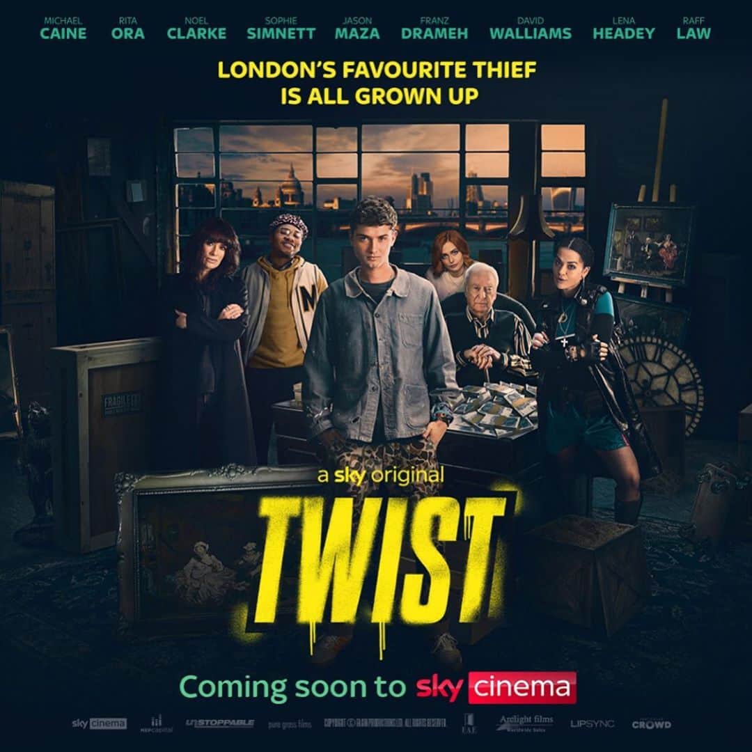 ラファティ・ロウのインスタグラム：「Absolutely buzzing for you to all see the @skytv upcoming new movie #Twist!  Watch the trailer via the link in my bio.  Coming early next year. ❤️」