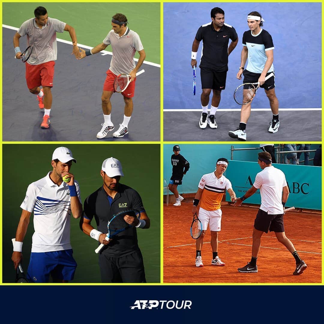 ATP World Tourさんのインスタグラム写真 - (ATP World TourInstagram)「The most 🤨 doubles pairing I’ve ever seen was _______ & _______👇」10月1日 1時31分 - atptour