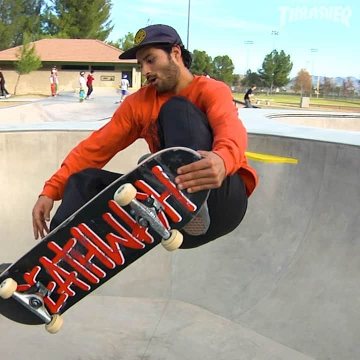 スラッシャーのインスタグラム：「🤝 The HOMIES hit Lake Elsinore 🏴‍☠️ Now playing on all Thrasher channels 📡 Filmed by @bonelesszine」