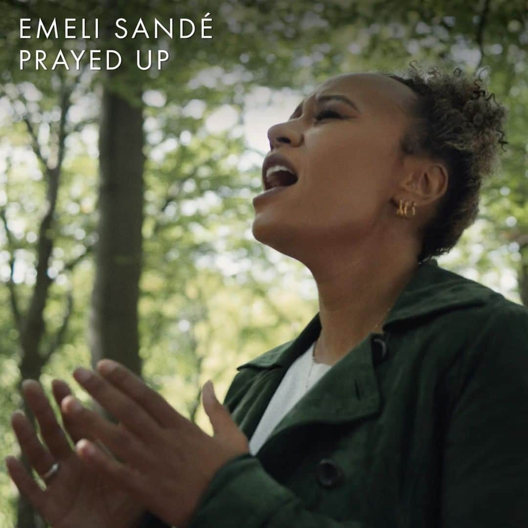 Emeli Sandéのインスタグラム：「I'm delighted to announce I have a very special and deeply meaningful song coming tomorrow! 'Prayed Up' will be made available in four versions exclusively on my website - and all proceeds will be going to @amnestyuk and @nhscharitiestogether 🙏🏽」