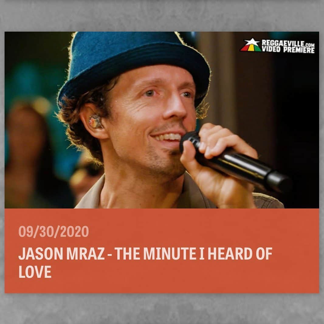 ジェイソン・ムラーズさんのインスタグラム写真 - (ジェイソン・ムラーズInstagram)「Thanks @reggaeville! Watch the premiere of “The Minute I Heard of Love” (Live from The Mranch) now on reggaeville.com. (Link in Story)」10月1日 2時22分 - jason_mraz