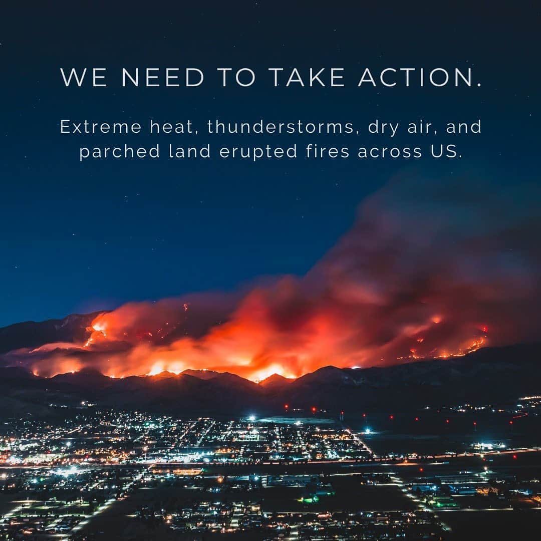 シャネル・ウエスト・コーストさんのインスタグラム写真 - (シャネル・ウエスト・コーストInstagram)「The western US is in flames and needs your help. Over 500,000 people are prepping to evacuate or have already left their homes behind. Extreme heat, thunderstorms, dry air, and parched land erupted fires across the country. So far, the fires have scorched 6.6 million arches, damaged 7500 homes, and have killed and injured 37 people. This past September, the air quality in the US was the worst in the world. Portland experienced hazardous air quality, threatening every citizen in the area. For sensitive groups, unhealthy air quality can cause serious medical complications, including death from strokes, heart disease, and lung disease. We’re asking for a small donation to help CalEPA. During and after wildfires, CalEPA monitors air, removes hazardous materials, and controls debris and ash. To donate, click on the link in @globalgreen bio!  If you cannot donate, please share this post. Your voice matters, and you CAN help. Follow us at @globalgreen or visit GlobalGreen.org <http://globalgreen.org> to learn how you can help save our planet! 🙏🏼🌎💙」10月1日 3時02分 - chanelwestcoast