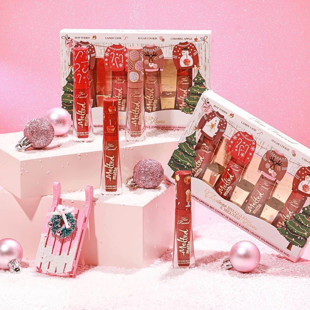 Too Facedさんのインスタグラム写真 - (Too FacedInstagram)「#regram @jerrodblandino  Who’s in the mood for a CHRISTMAS GIVEAWAY?! 🎁 Win my BRAND NEW and Totally FAB ✨Christmas Snuggles & Melted Kisses Liquid Lipstick Set✨All you have to do to get mistletoe-ready is make sure you’re following @jerrodblandino and tag a friend below! I’ll announce one lucky winner Friday morning! GOOD LUCK! 💗 #toofaced」10月1日 3時34分 - toofaced