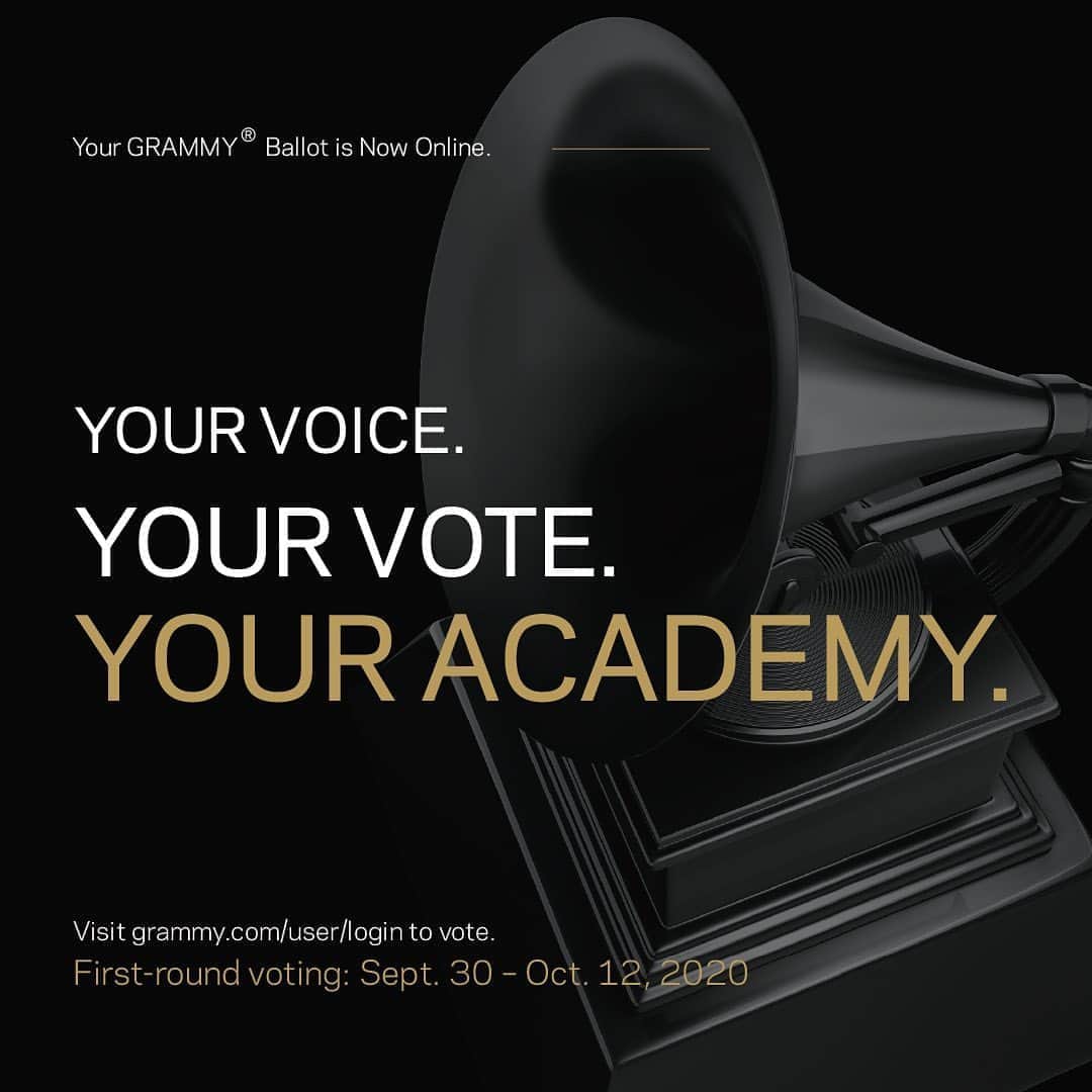 The GRAMMYsさんのインスタグラム写真 - (The GRAMMYsInstagram)「📢 #RecordingAcademy Voting Members: First-round voting is open!   ✨ It's time to recognize your peers' outstanding contributions to music.  🎵Your votes determine the nominees for the #GRAMMYs. #Linkinbio to find important information about the voting process.」10月1日 3時50分 - recordingacademy