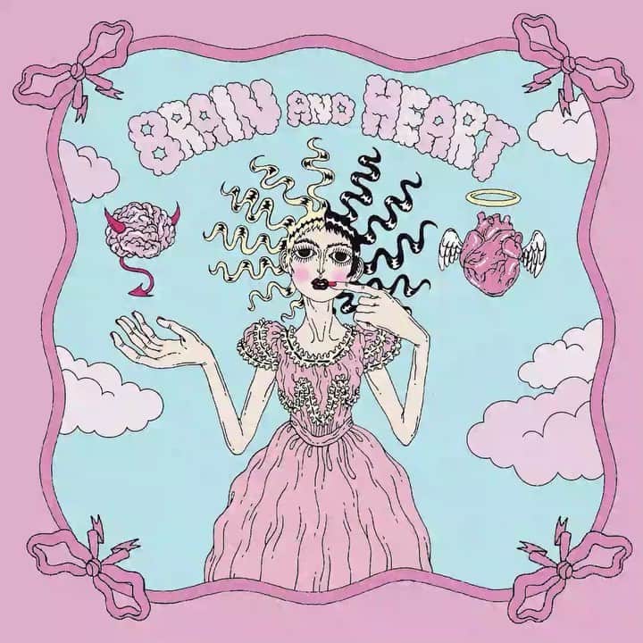メラニー・マルティネスのインスタグラム：「✨💗Brain & Heart💗✨   On The After School EP  The chorus contains an interpolation of “if you had my love” - @jlo 💗 link in bio to listen! This is one of my favorites lyrically. (There are a lot of incorrect lyrics going around right now on all the songs but I’ll post them on my story today)✨🧚‍♀️  Animation: @lorsdah 💕🌟」