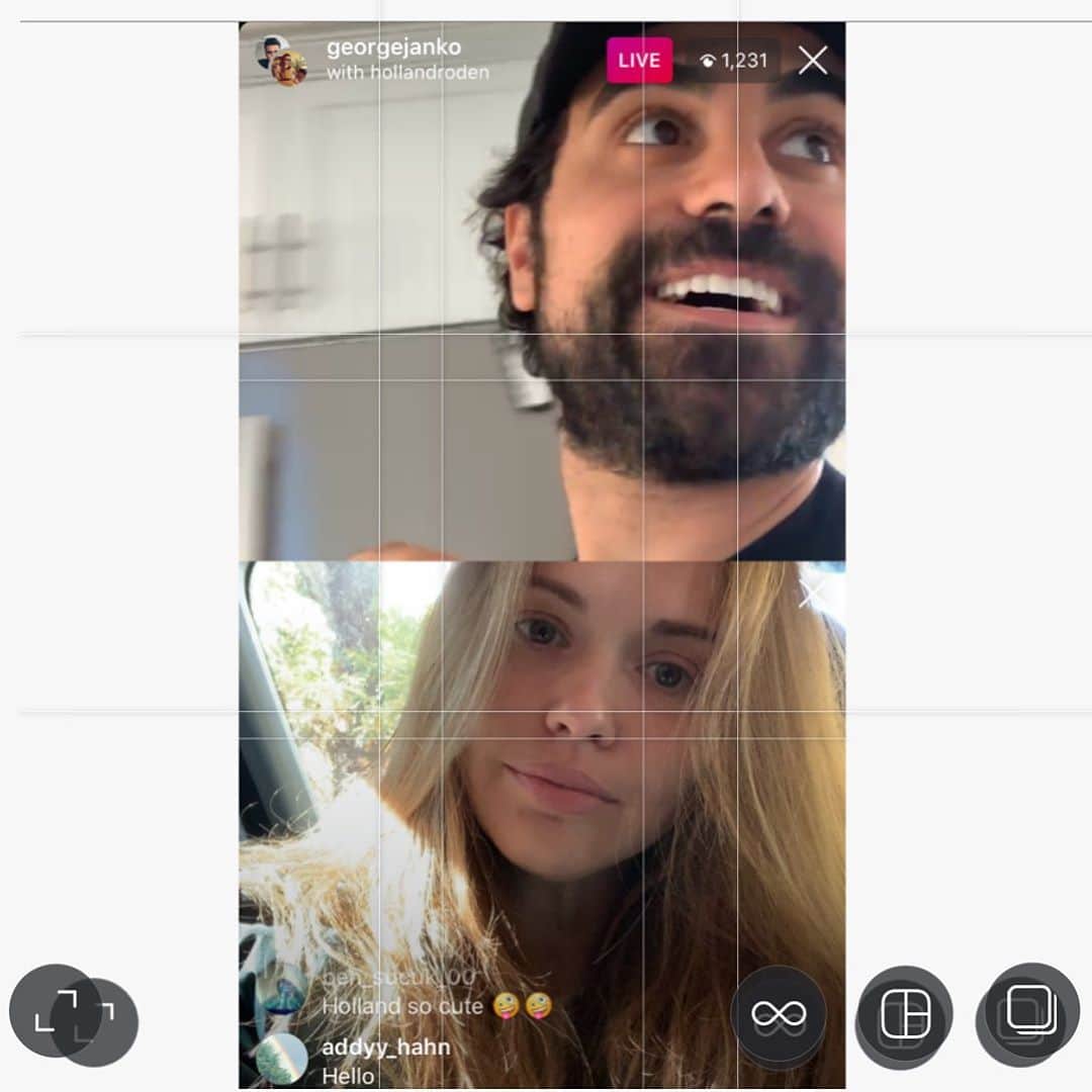 ホーランド・ロデンのインスタグラム：「Ok! 30 min!!! Im the next 30 MIN! Tag @georgejanko or @hollandroden WHILE RENTING NO ESCAPE!!! We are almost in the top ten on ITunes!!! And if we choose you you will get a 500$ in our giveaway!!!」