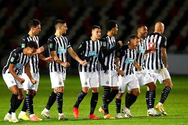 フェデリコ・フェルナンデスのインスタグラム：「Onto the next round 👉 @nufc  @thecarabaocup」