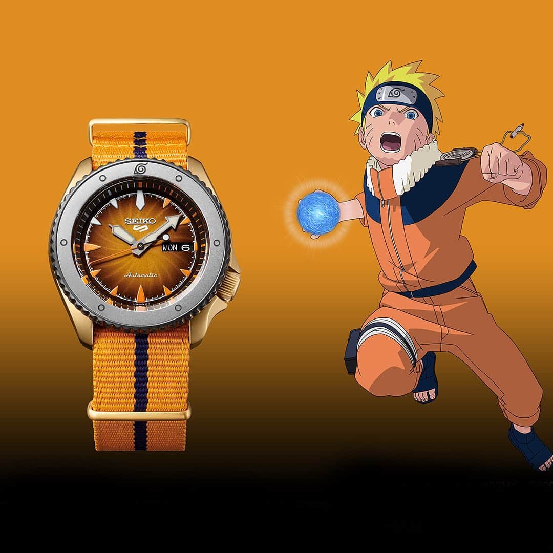 HYPEBEASTさんのインスタグラム写真 - (HYPEBEASTInstagram)「@hypebeaststyle: @seikowatchofficial has debuted its 'Naruto' Signature "5 Sports" watches. The timepieces commemorate some of your favorite characters like Sasuke, Rock Lee, Gara, Shikamaru, and more sporting the outfits and personalities of each individual character into the faces and case designs. Some of the details include Sasuke’s jutsu on the watch’s dial pattern, his family’s Sharingan sign on the watch crown, and a horizontal line through the Hidden Leaf Village symbol at the top of the bezel. Each timepiece will arrive tucked inside a bespoke scroll-inspired package to complete the theming. The collection is set to arrive sometime in December. Who's your favorite Naruto character?⁠⠀ Photo: Seiko」10月1日 6時11分 - hypebeast