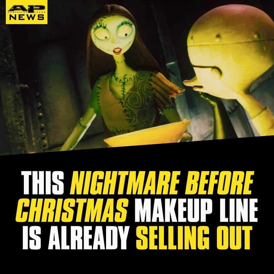 Alternative Pressさんのインスタグラム写真 - (Alternative PressInstagram)「Yes, @MakeupRVLTN just launched the ‘Nightmare Before Christmas’ makeup collection of our Halloweentown nightmares but some of the items are already selling out⁠ LINK IN BIO⁠ .⁠ .⁠ .⁠ #makeuprevolution #thenightmarebeforechristmas #nightmarebeforechristmas #timburton #timburtonthenightmarebeforechristmas #timburtonnightmarebeforechristmas #nightmarebeforechristmasmakeup #altpress #alternativepress」10月1日 6時31分 - altpress