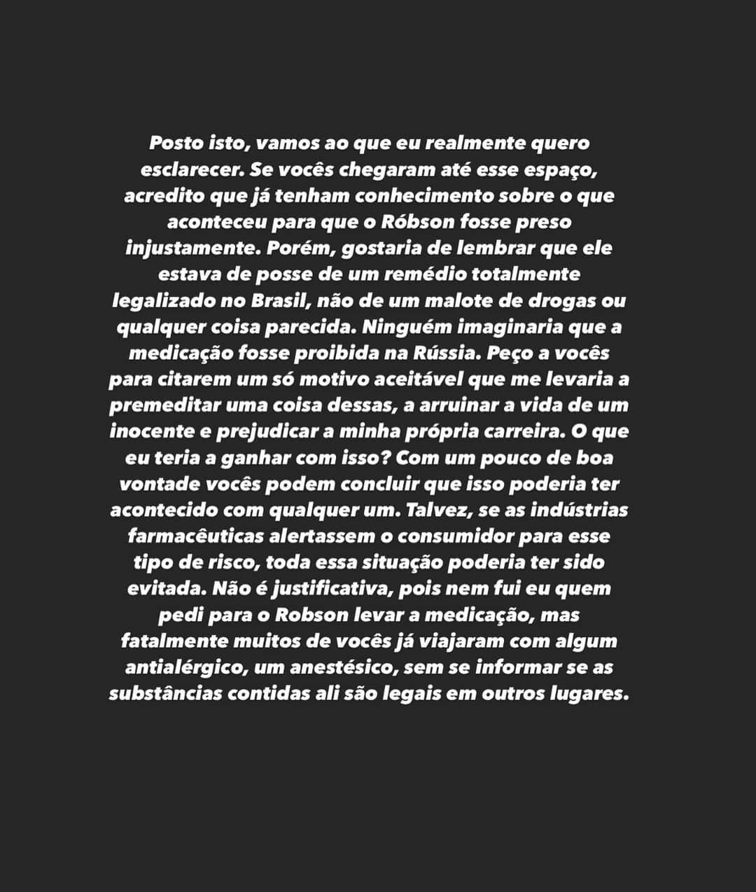 フェルナンド・ルーカス・マルチンスさんのインスタグラム写真 - (フェルナンド・ルーカス・マルチンスInstagram)「Boa noite a todos. Segue a sequência de fotos com meus esclarecimentos sobre a questão envolvendo o Robson e documentos que provam que ele tem recebido minha ajuda. Publicarei mais recibos no próximo post.」10月1日 7時18分 - ofernando17