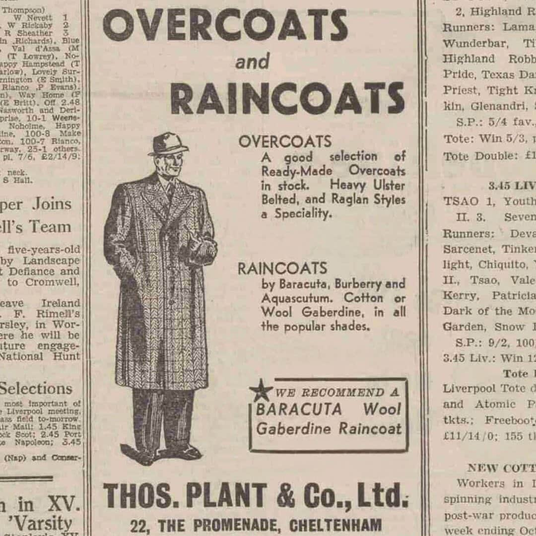 バラクータさんのインスタグラム写真 - (バラクータInstagram)「What do you say, shall we round up the week with a #VintageAd? Did you know that overcoats have been around since as early as the 17th century? A traditional jacket worn in #Britain for centuries, when #Baracuta started designing outerwear the brand made sure to make their version both elegant and protective, meaning it soon became one of the top players in the game. Repost via @baracutasidewalks  #bestofbritish #vintageadvertising #baracutaheritage #luxurymenswear #brandheritage #heritagebrands #heritagebrand」10月1日 18時01分 - baracuta