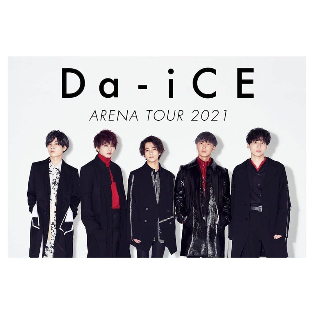 工藤大輝のインスタグラム：「Da-iCE ARENA TOUR 2021 開催決定  2021年1月16日(土)【宮城】ゼビオアリーナ仙台 13:00/14:00 2021年1月16日(土)【宮城】ゼビオアリーナ仙台 17:00/18:00 2021年1月17日(日)【宮城】ゼビオアリーナ仙台 12:00/13:00 2021年1月17日(日)【宮城】ゼビオアリーナ仙台 16:00/17:00 2021年1月23日(土)【大阪】大阪城ホール 13:00/14:00 2021年1月23日(土)【大阪】大阪城ホール 17:00/18:00 2021年1月24日(日)【大阪】大阪城ホール 12:00/13:00 2021年1月24日(日)【大阪】大阪城ホール 16:00/17:00 2021年1月30日(土)【神奈川】ぴあアリーナMM 13:00/14:00 2021年1月30日(土)【神奈川】ぴあアリーナMM 17:00/18:00 2021年1月31日(日)【神奈川】ぴあアリーナMM 12:00/13:00 2021年1月31日(日)【神奈川】ぴあアリーナMM 16:00/17:00 2021年2月27日(土)【愛知】日本ガイシホール 13:00/14:00 2021年2月27日(土)【愛知】日本ガイシホール 17:00/18:00 2021年2月28日(日)【愛知】日本ガイシホール 12:00/13:00 2021年2月28日(日)【愛知】日本ガイシホール 16:00/17:00 2021年3月6日(土)【福岡】マリンメッセ福岡 14:00/15:00 2021年3月13日(土)【北海道】北海きたえーる 13:00/14:00 2021年3月13日(土)【北海道】北海きたえーる 17:00/18:00」