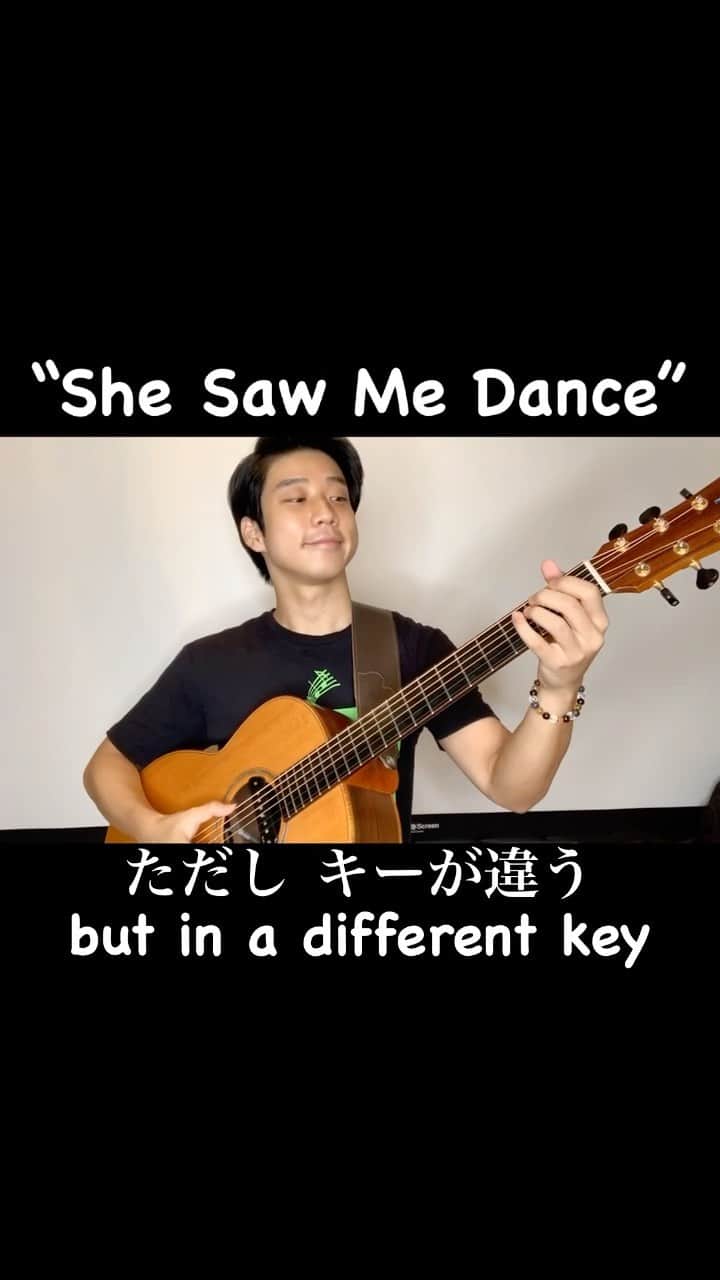 Eden Kaiのインスタグラム：「「She Saw Me Dance」 ただし キーが違う “She Saw Me Dance” but in a different key  ： ： #guitar #acousticguitar #ギター #アコースティックギター #アコギ #acoustic #アコースティック #originalsong #オリジナル曲 #fingerstyle #tappingguitar #percussiveguitar #instrument #instrumental #インストメンタル #インスト」