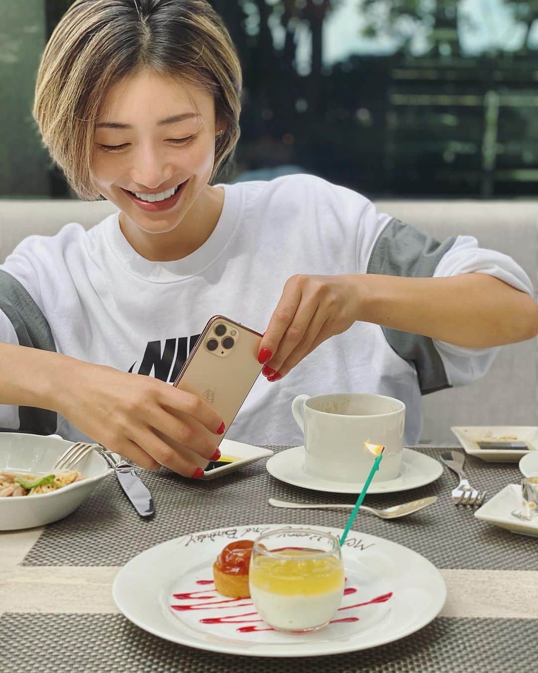 &mのインスタグラム：「タイプすぎる人にサプライズ🎁もらったったー🥰 ありがとう♡♡♡」