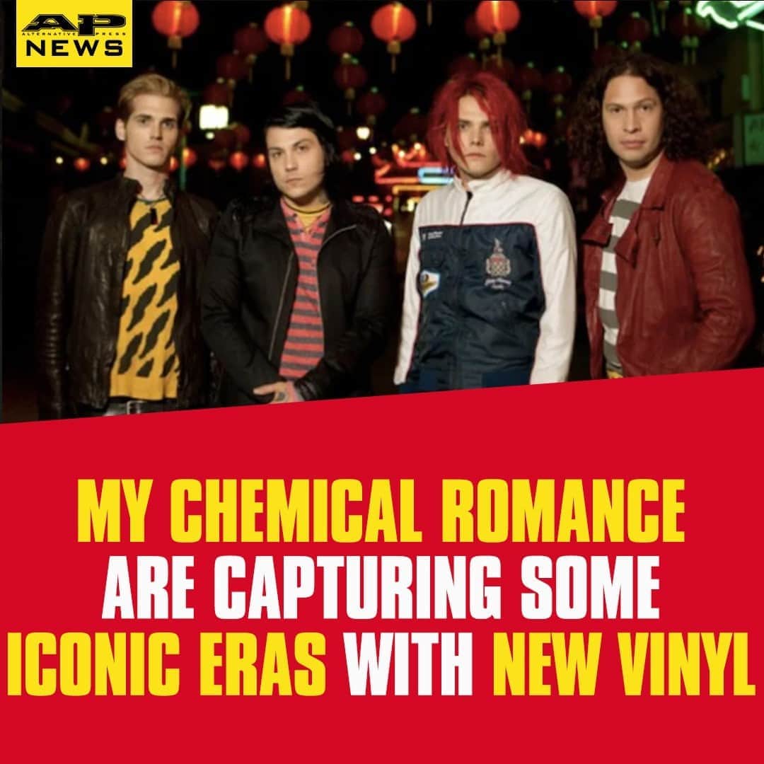 Alternative Pressさんのインスタグラム写真 - (Alternative PressInstagram)「These new @mychemicalromance vinyl are capturing some of their most iconic album eras and are only available in one place⁠ LINK IN BIO⁠ .⁠ .⁠ .⁠ #mychemicalromance #mcr #mychem #mychemicalromanceeras #mychemicalromancevinyls #altpress #alternativepress」10月1日 12時30分 - altpress