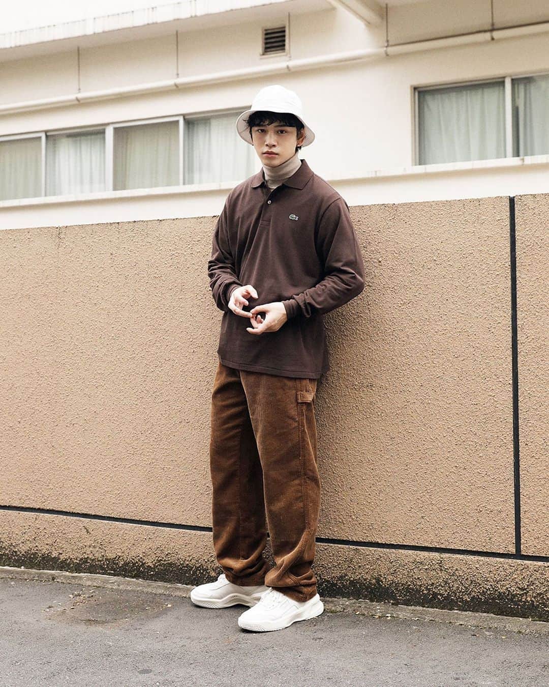 Droptokyoさんのインスタグラム写真 - (DroptokyoInstagram)「TOKYO STREET STYLE⁣⁣ ⁣ ⁣ Name: @lespros_kosuke  Top: @lacoste Inner: @lacoste Pants: @lacoste Shoes: @lacoste Hat: @lacoste  #LACOSTE#ラコステ#pr#streetstyle#droptokyo#tokyo#japan#streetscene#streetfashion#streetwear#streetculture#fashion#ストリートファッション#コーディネート⁣⁣⁣ ⁣ Photography: @dai.yamashiro ⁣ Styling: @raikatanakakana」10月1日 12時27分 - drop_tokyo