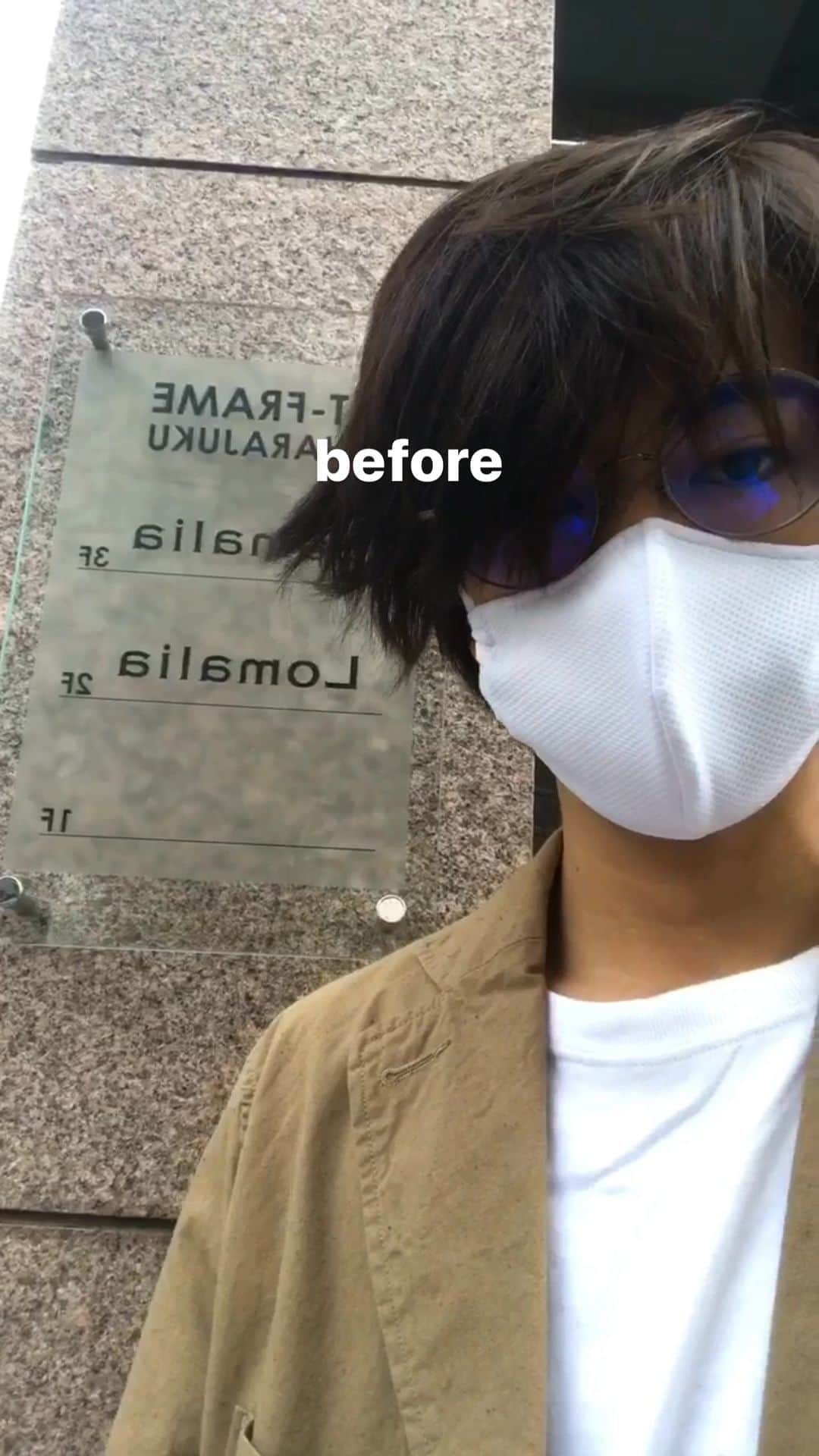 一ノ瀬竜のインスタグラム：「before▶︎after @lomalia_izuwaki  いつもありがとうございます🙇‍♂️」