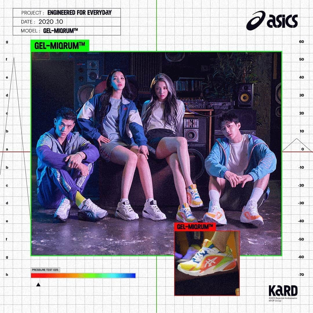 K.A.R.Dさんのインスタグラム写真 - (K.A.R.DInstagram)「[#KARD] We are so excited to announce the launch of ASICS GEL-MIQRUM in Southeast Asia that is Engineered For Everyday! Bold silhouette meets bright detailing these sneakers are made to amplify any look. . GEL-MIQRUM can now be found at selected ASICS stores and ASICS.COM in Singapore and Malaysia, and will be available in Thailand and Cambodia from 15 October 2020. It will arrive in Vietnam, Indonesia and Philippines starting next month. . @asics_sportstyle_sg @asics_sportstyle_th @asics_sportstyle_my @asics_sportstyle_vn @asics_sportstyle_id @asics_sportstyle_ph . #ASICSSPORTSTYLESG #ASICSSPORTSTYLETH #ASICSSPORTSTYLEMY #ASICSSPORTSTYLEVN #ASICSSPORTSTYLEID #ASICSSPORTSTYLEPH #GELMIQRUM」10月1日 13時40分 - official_kard