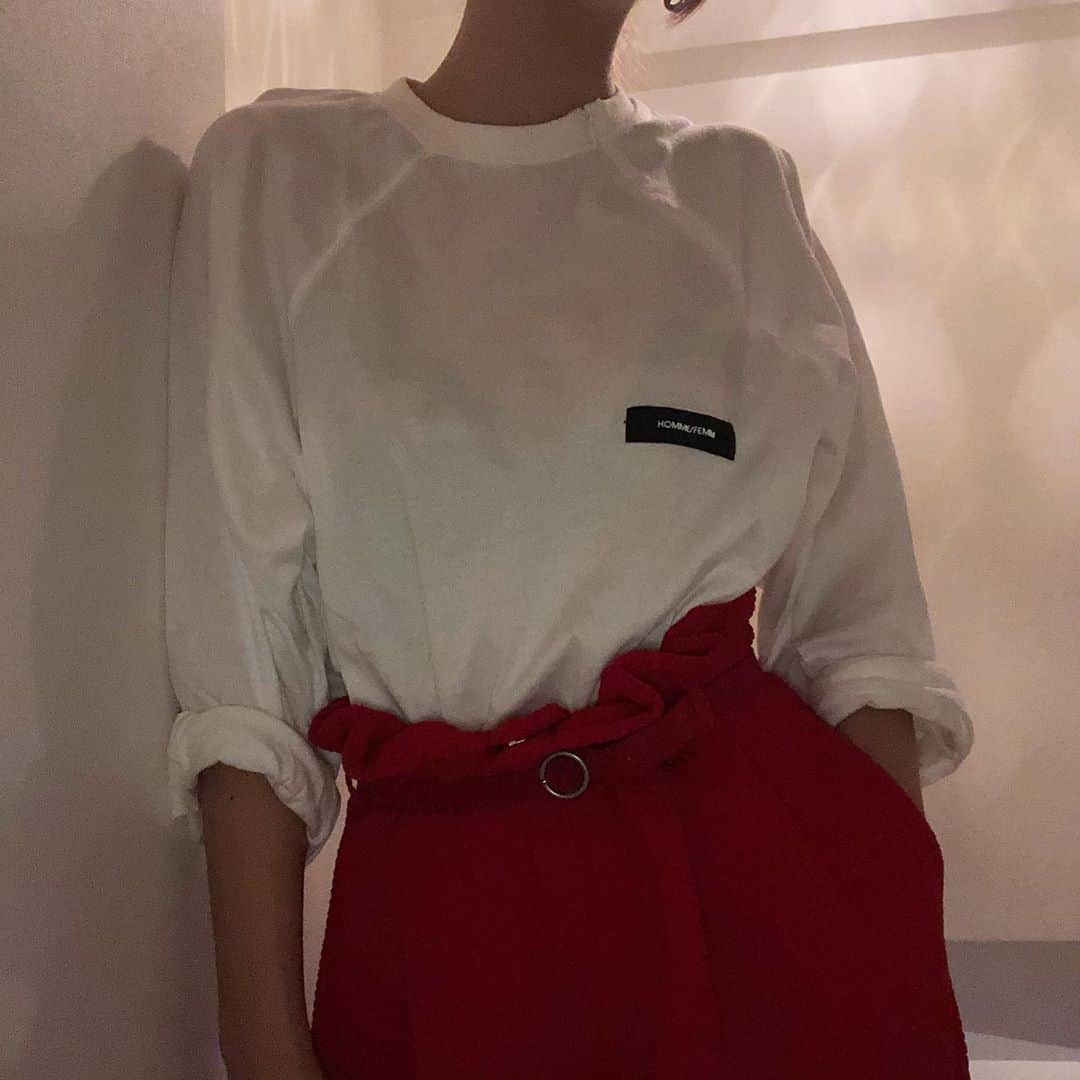 石神澪のインスタグラム：「シータとおそろのパンツ🦩」