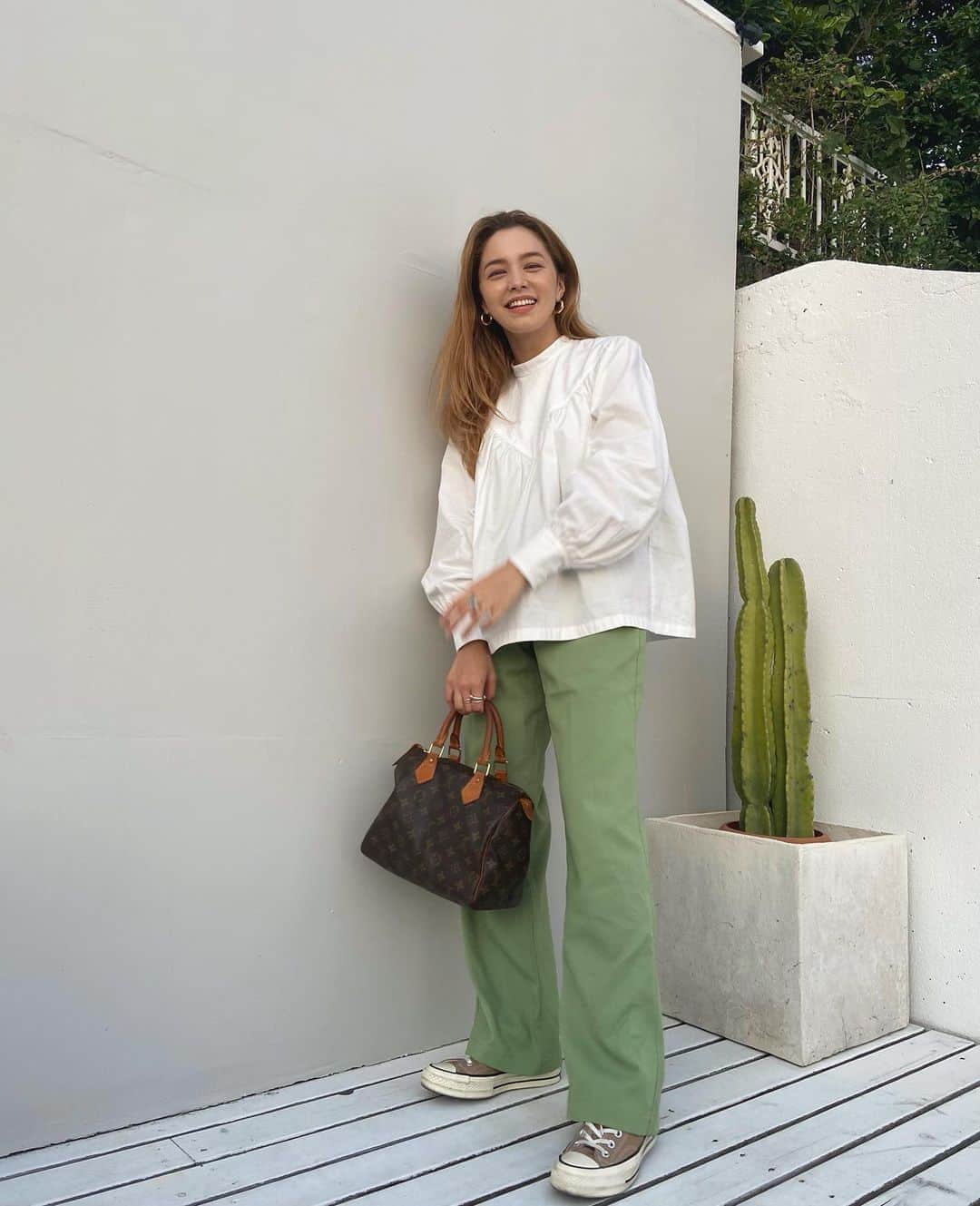 ステファニーのインスタグラム：「🌵🌞 先日のお洋服♡」