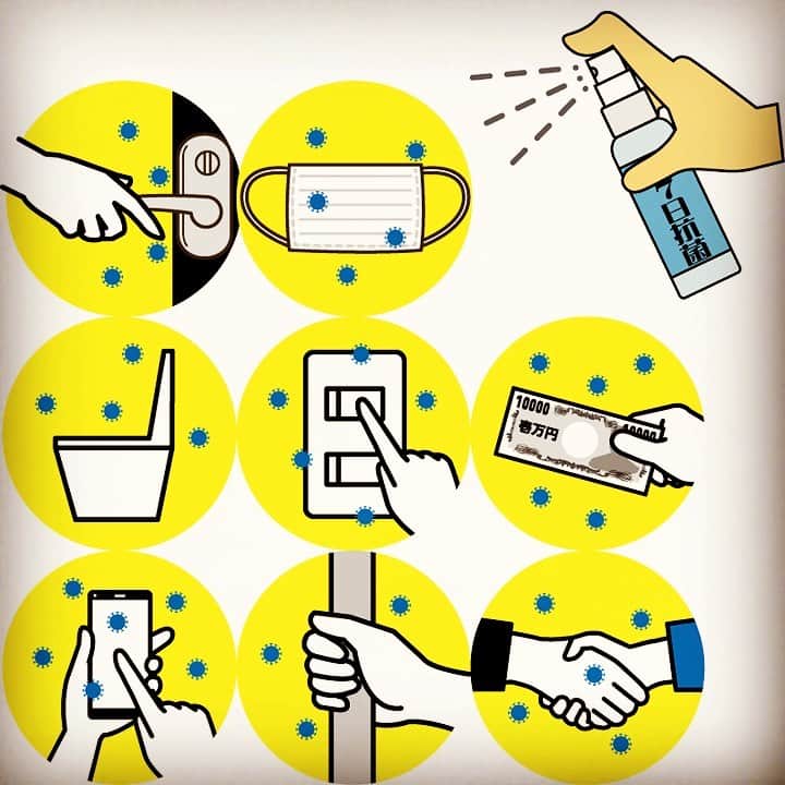 ♥ペーパーアイテムのビースクエア♥さんのインスタグラム写真 - (♥ペーパーアイテムのビースクエア♥Instagram)「💛 携帯用除菌･抗菌スプレー🌈 『7日抗菌』間もなく発売！ 写真はクリエイターズデザイン「ブーケ」  『7日抗菌』は対象物に固定化し長時間「防菌」「抗ウイルス作用」が持続する特許成分です。 1週間抗菌化できます👍 . 手から物、物から手に菌は拡散していきます。 そんな「うつり菌」が気になる箇所に最適👌 . ドアノブ🚪、手すり、便座🚽などには直接「シュッ！」 . マスク😷に「シュッ！」すると、除菌･抗菌はもちろん、消臭👃効果が24時間続きます💪 . 直接スプレーできない箇所＝パソコン💻のマウス🖱やキーボード⌨などには布やコットンなどに含ませて拭き上げます . 30ml入り400円（税別） . まもなく販売開始👍 . お問い合わせはお気軽にDMください🙇 . . . . . #7日抗菌 #除菌スプレー #抗菌スプレー #コロナに負けるな #withコロナ #ウェルカムスペース #コロナ対策 #ウェルカムオブジェ #ウェルカムアイテム #ペーパーアイテムスクエア #令和婚 #結婚準備 #結婚式準備記録 #プレ花嫁 #プレ花嫁会 #プレ花嫁2020 #プレ花嫁準備 #結婚式プチギフトにオススメ #大人婚 #2020秋婚 #2020冬婚 #2021冬婚 #2021春婚 #2021夏婚 #2021秋婚 #おしゃれ花嫁 #全国のプレ花嫁さんと繋がりたい #日本中の花嫁さんと繋がりたい #ブライダル #ウェディング」10月1日 20時10分 - paper_items_square