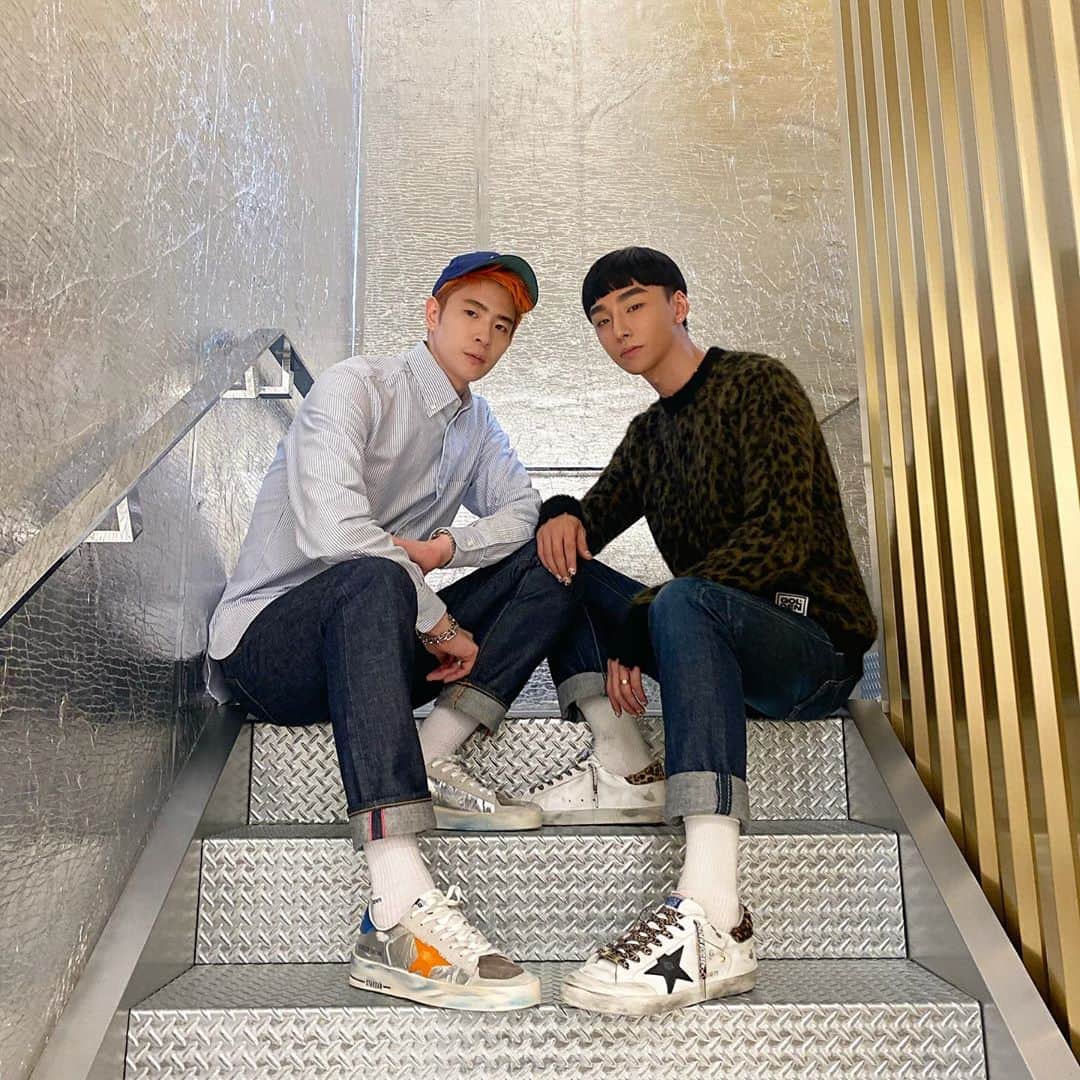 Noah（ノア）のインスタグラム：「Signature-leopard lace up and the finest craftsmanship 🐆💛 #TaikiNoah#GoldenGoose#Omotesando」
